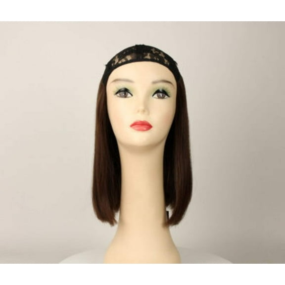 European Human Hair Freeda Wig Hat Fall Avalon #33-6 Size S 12''