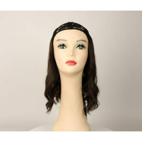 European Human Hair Freeda Wig Hat Fall Avalon #4 Size M 13''