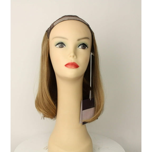 European Human Hair Freeda Wig Hat Fall Avalon Blonde With Highlights Size M 13''