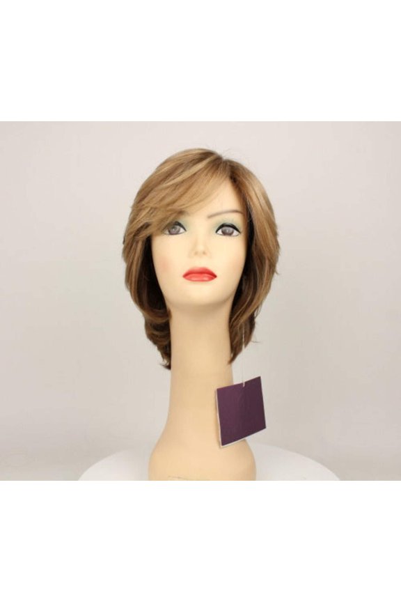 European Human Hair Freeda Wig Linda Blonde With Highlights Size L