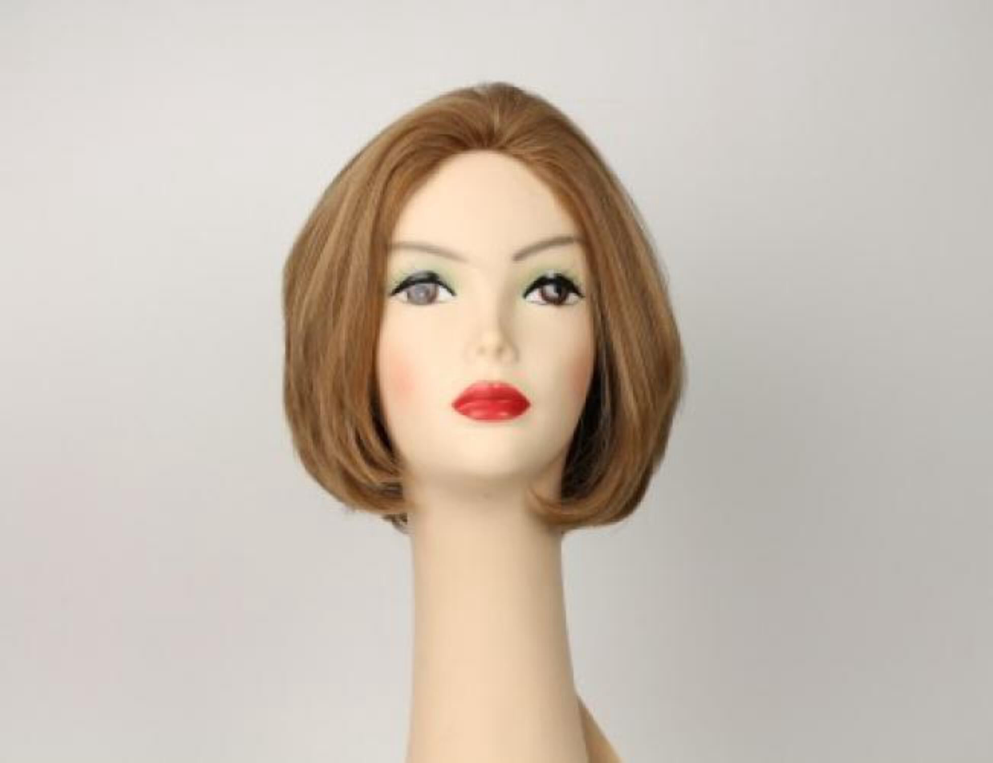 European Human Hair Freeda Wig Medium-Light Blonde Dorothy With Red Tones Size Small
