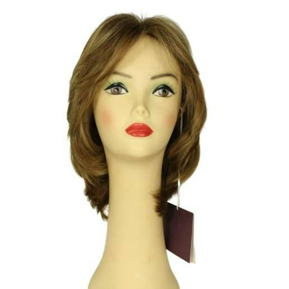 European Human Hair Freeda Wig Olivia 2000 Blonde With Highlights Skin Top Size M