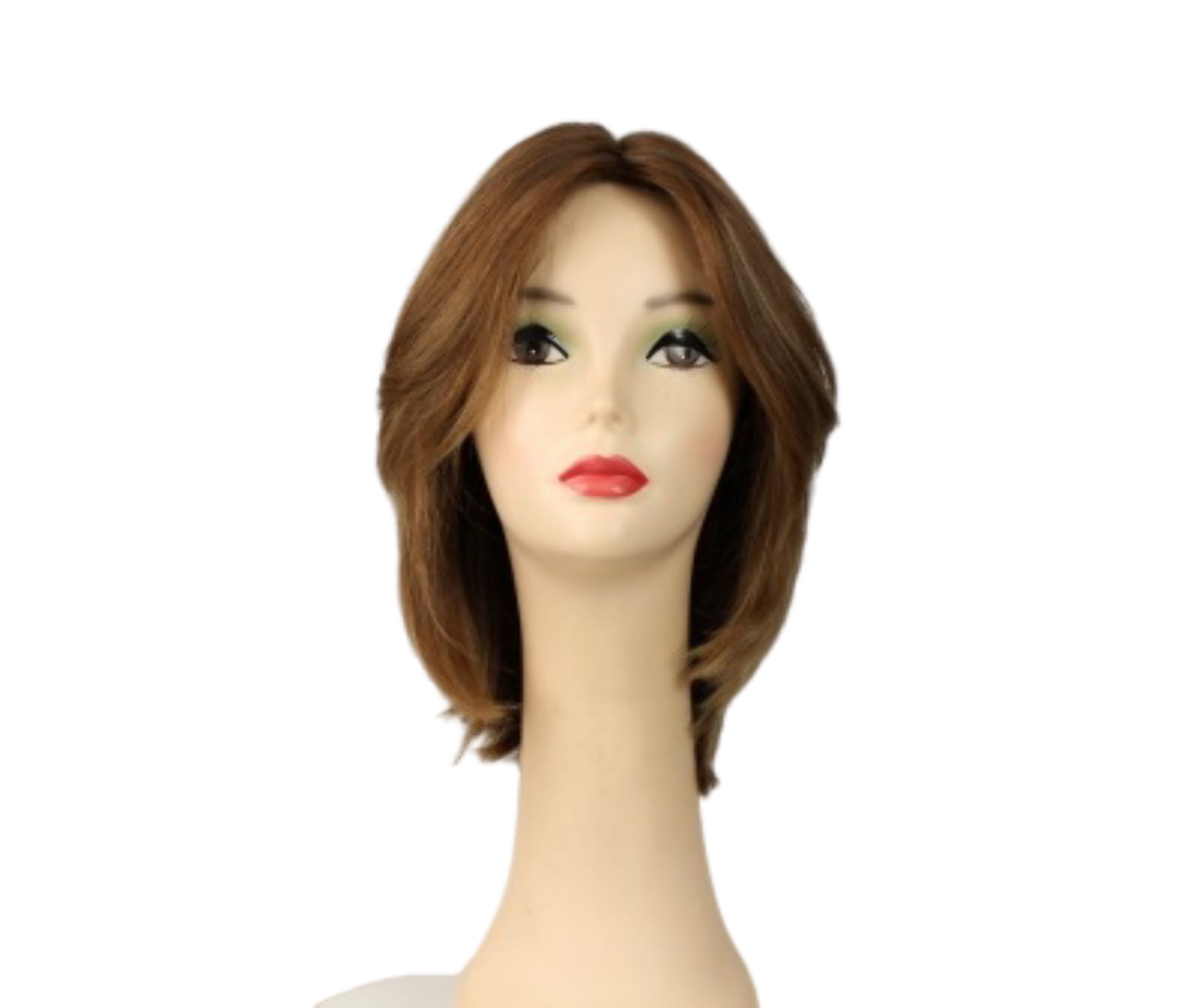 European Human Hair Freeda Wig Regina Blonde With Highlights 16-10 Multi-Directional Skin Top Size M