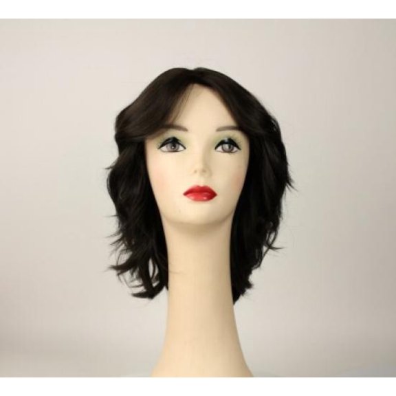 European Human Hair Freeda Wig Regina Dark Brown Multi-Directional Skin Top Size L