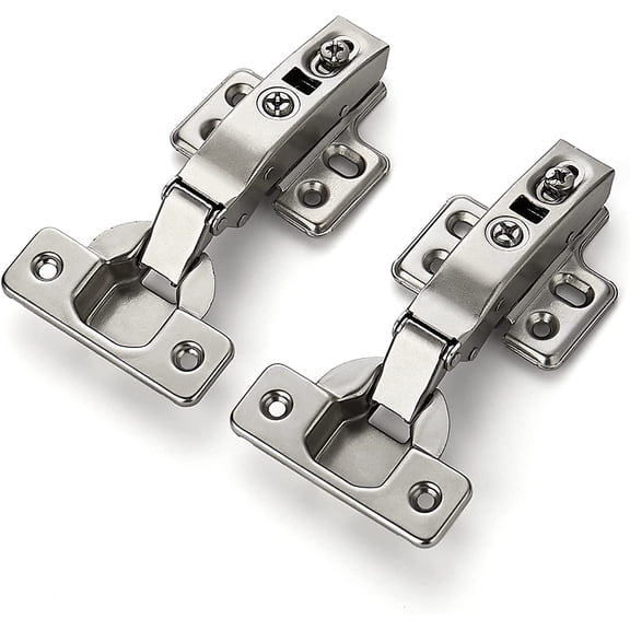 European Kitchen Cabinet Hinges, Soft Close, Full Overlay, 20 Pack