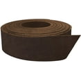 thumbnail image 1 of European Leather Work 5-6 oz. 2-2.4mm Vegetable Tanned Leather Belt Blanks Size: 3/4"x60" - Dark Brown Color Shrunken Grain Cowhide Leather Straps/Strips for DIY, Tooling, Engraving, Carving, 1 of 7