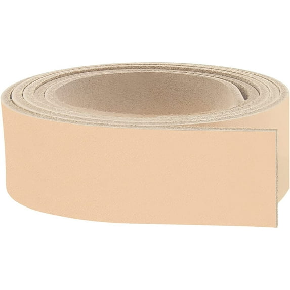 European Leather Work 9-10 oz. 3.6-4 mm Size: 1-1/2"x84" Vegetable Tanned Cowhide Full Grain Import Tooling Leather Belt Blanks, Straps/Strip for DIY & Craft, Harness, Holsters
