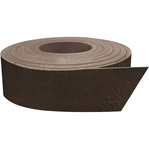 European Leather Works - Buffalo Belt Blanks 8-10 oz 3-4mm Size: 2.50"x40" 6.4x101.6cm - Chocolate Color Full Grain Leather Belt Straps/Strips for Tooling, Holsters