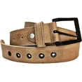 thumbnail image 1 of European Leather Works Rustic Heavy Duty Full Grain Leather Belt for Men - Size 1.53.8 cm Wide & 32" to 46" Length, 1 of 9