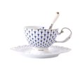 European Luxury Ceramic Coffee Mug Afternoon Tea Cup Saucer Set with ...