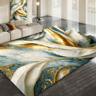European Luxury Style Abstract Living Room Large Area Carpet Retro Home ration Rug Creative Simple B