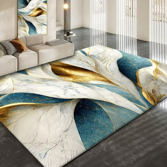 European Luxury Style Abstract Living Room Large Area Carpet Retro Home ration Rug Creative Simple B