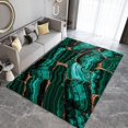 thumbnail image 1 of European Marble Area Rug Luxury Light Abstract Geometric Gold Washable Carpet Indoor Non Slip Rugs Bedroom Living Room Office Interior Decoration 3x5 Small Non-slip Soft Home Decor, 1 of 5