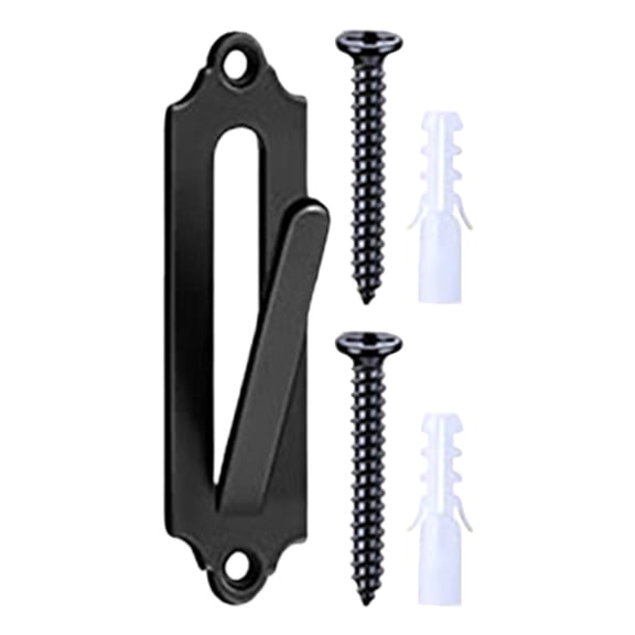 European Mount Rack Hanger Suitable For Hanging The Skull Of Deer Mules Coyotes And Small Prey Bracket Hangers For Deer Antlers, Stainless Steel, Black