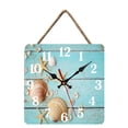 thumbnail image 1 of European Nordic Style Wall Clock - 10 Inch Square Creative Retro Decorative Home Office Interior Clock - For Living Room Bedroom Office Kitchen Dining Room Decoration, 1 of 3
