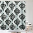thumbnail image 1 of European Pattern Shower Curtain Nordic style Flower Printed Curtain Machine Wash, 1 of 5