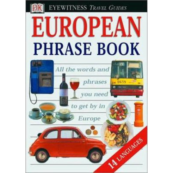 Pre-Owned European Phrase Book (DK Travel Guides Phrase Books) Paperback