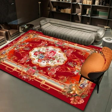 European Printing Large Living Room Carpets 160x230cm Decoration Home Luxury Area Rugs Bedroom Washable Floor Mats Lounge Rug