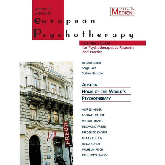 European Psychotherapy 2014/2015: Austria: Home of the World's Psychotherapy, (Paperback)