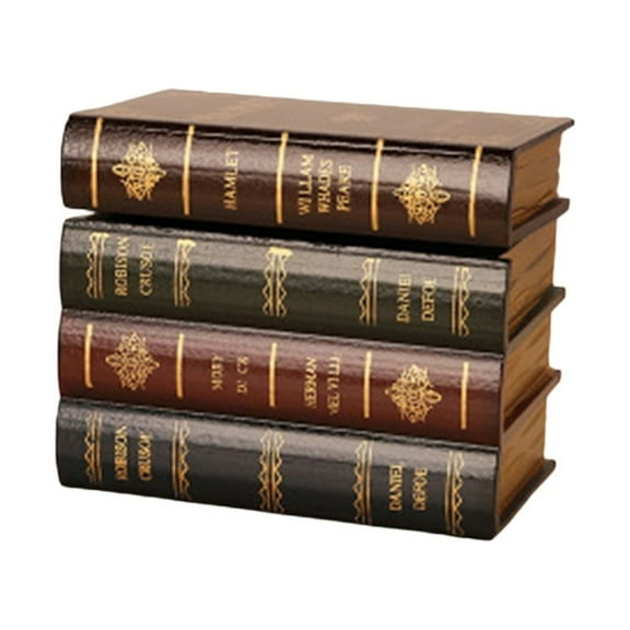 European Retro Fake Book Shape Storage Box Ornaments Office Decoration Secret Item Organizer Household Items Decoration Collection Appliances