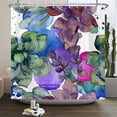 thumbnail image 1 of European Retro Flower Printed 3d Bath Curtains Waterproof Polyester Fabric Washable Bathroom Shower Curtain Screen With, 1 of 5