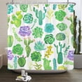 thumbnail image 1 of European Retro Flower Printed 3d Bath Curtains Waterproof Polyester Fabric Washable Bathroom Shower Curtain Screen With, 1 of 5