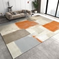 thumbnail image 1 of Nordic Style Area Rugs, Abstract Geometric Oil Painting Floor Carpet, Modern Washable Non-Slip Soft Comfortable Rug for Hallway Living Room Kitchen Office Home Decor Mats 2ft x 3ft, 1 of 5