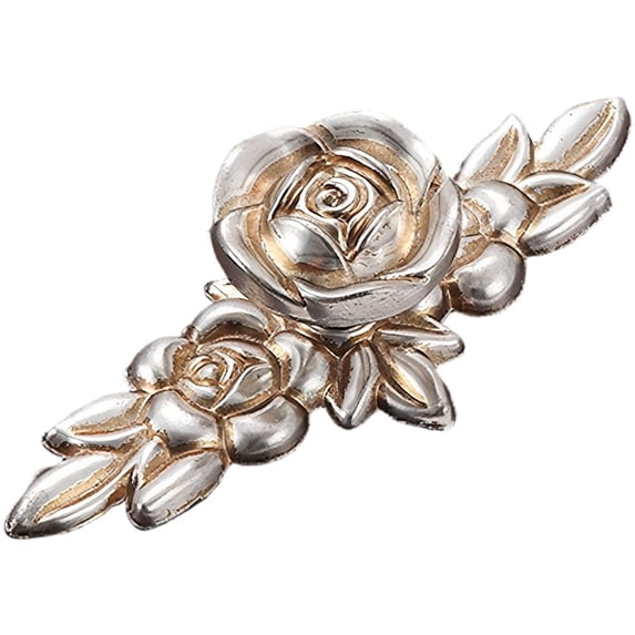 European Rose Style Cabinet Handles Kitchen Handles Zinc Alloy Wardrobe Pulls Drawer Knobs Furniture Hardware Handles