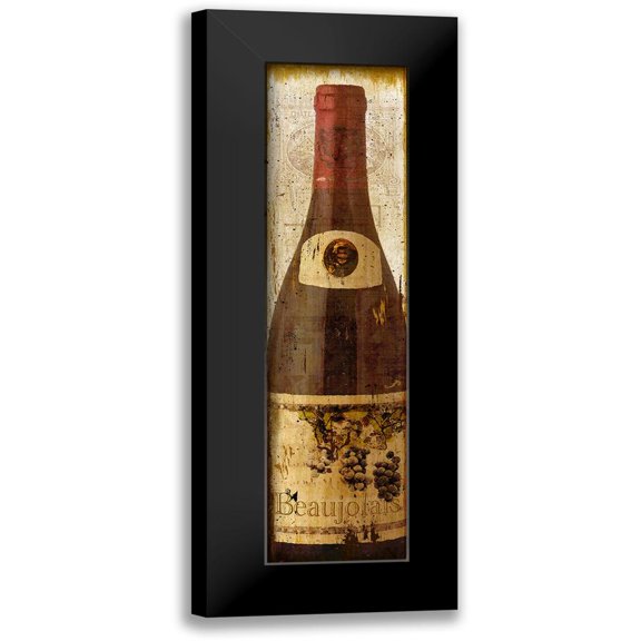 European Sample I-c 9x24 Black Modern Framed Museum Art Print Titled - Art Licensing Studio