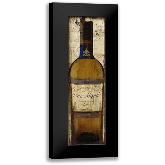 European Sample II-b 9x24 Black Modern Framed Museum Art Print Titled - Art Licensing Studio