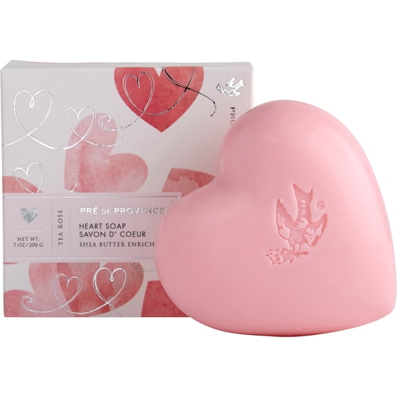 Pre de Provence Gift Box Heart Soap Tea Rose 7oz