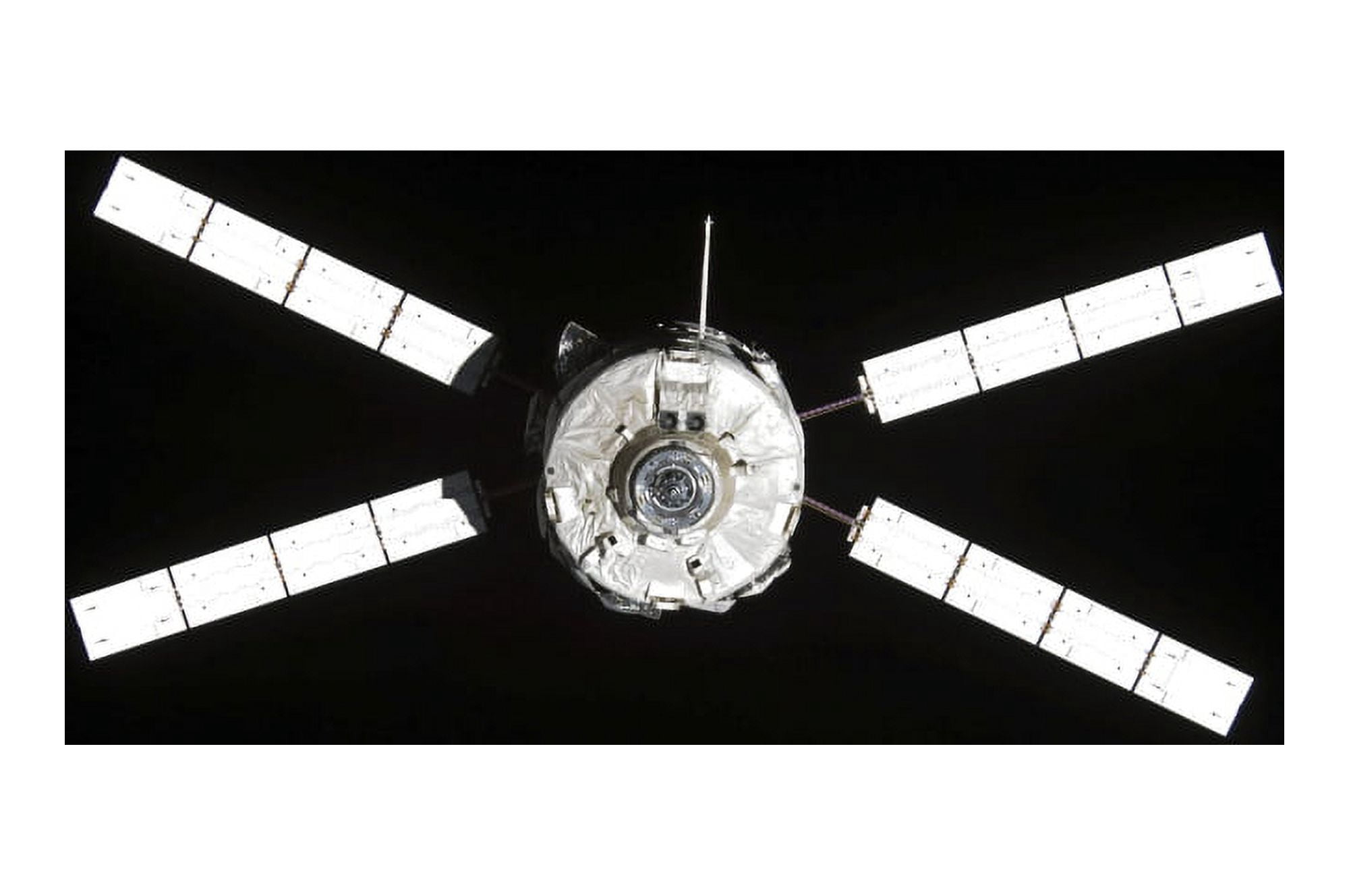 European Space Agencys Jules Verne Automated Transfer Vehicle Canvas Art - Stocktrek Images (35 x 23)