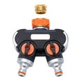 European Standard Nipple Dual Channel Home Garden Irrigation Diverter
