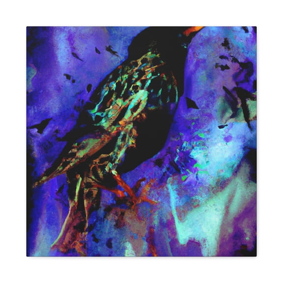 European Starlings Baroque - Canvas