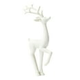 thumbnail image 1 of European Style Antique Finish Metal Look Deer Statue, Stag Sculpture for Outdoor Garden Decor, Front Porch Entryway Lawn Patio Decoration, Rustic Home Exterior Ornament, Weather Resistant Art Statue, 1 of 2
