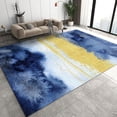 thumbnail image 1 of European Style Area Rugs, Abstract Splash Ink Graffiti Art Painting Floor Carpet, Modern Soft Comfy Washable Non-Slip Living Room Rug for Living Room Bedroom Office Decor 5ft x 8ft, 1 of 5