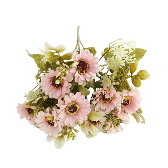 European Style Artificial Chrysanthemum Bouquets, Small Star Shaped Daisies Hairpin Decor for Autumn Colors Hair, Clothing, Gift Wrapping
