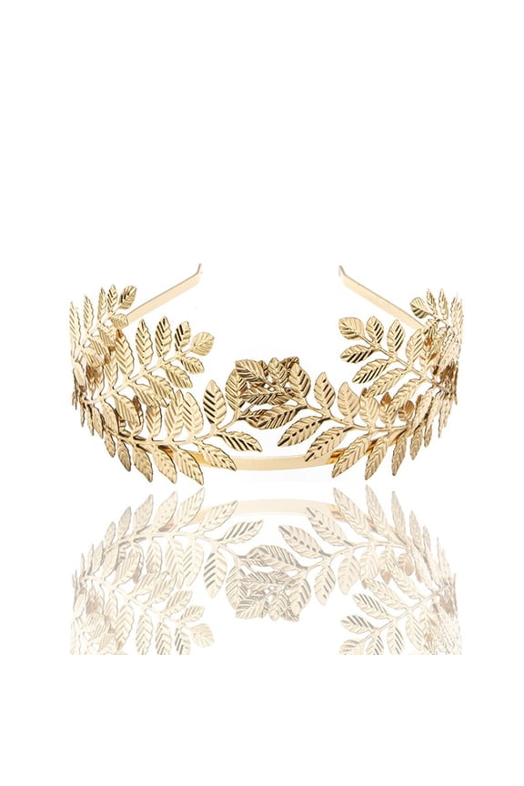 European Style Bridal Leaf Headband Wedding Hair Vine Elegant Hairpiece for Brides Floral Accessories Stylish Design for