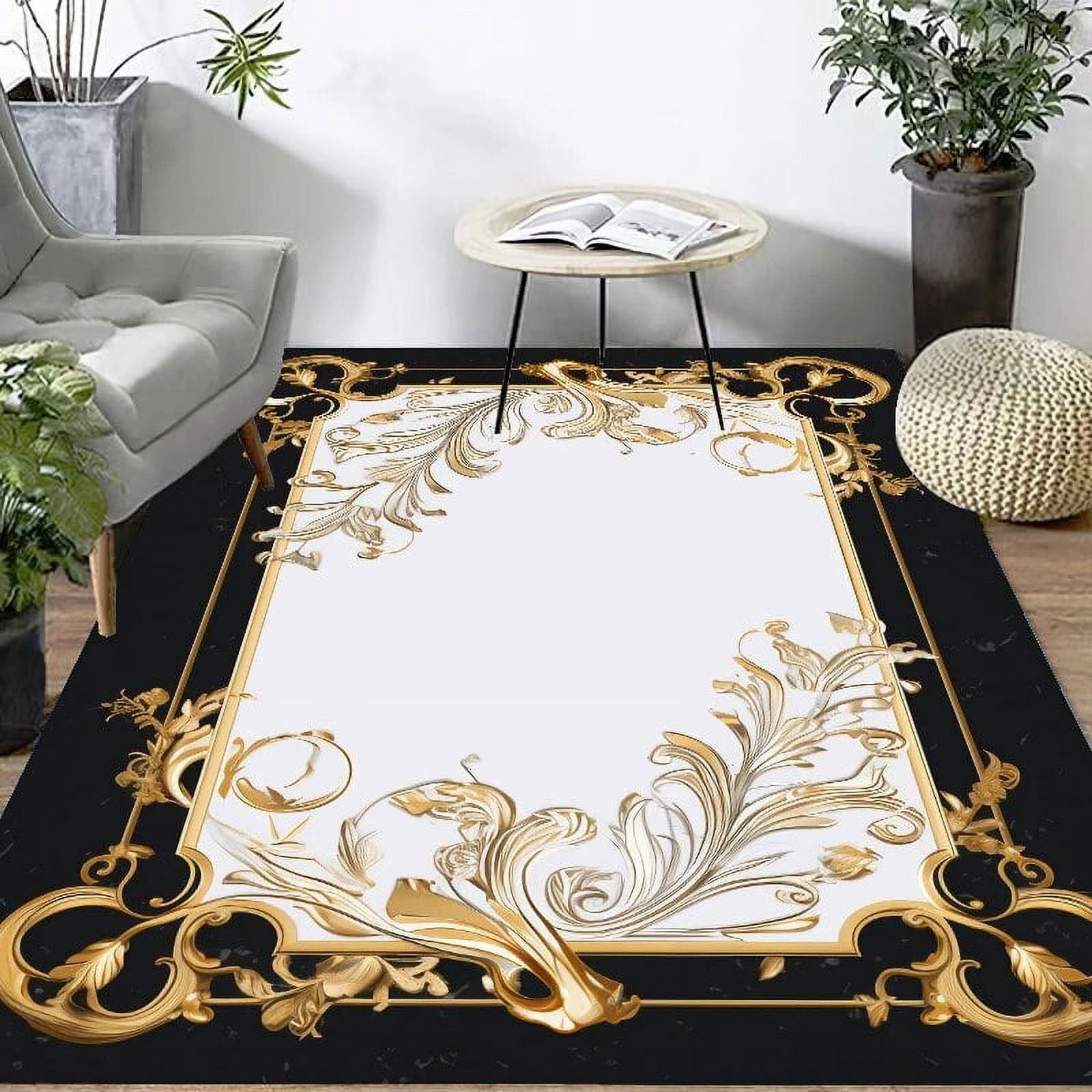 European Style Carpet for Living Room Luxury Home Large Size Coffee ...