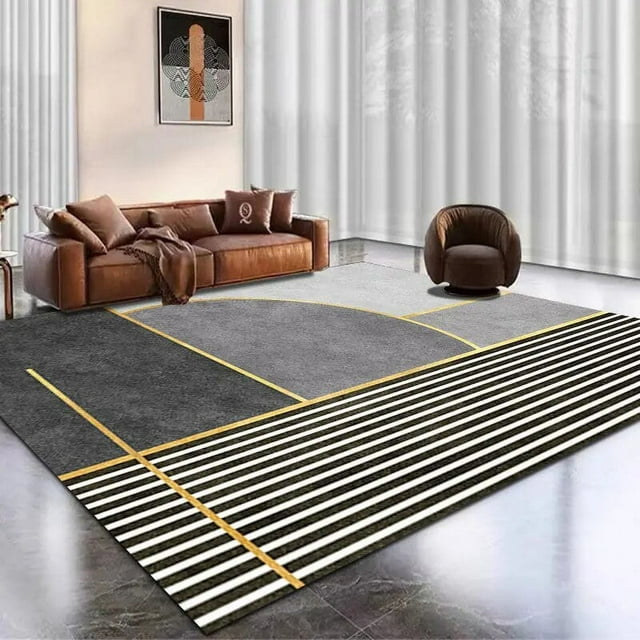 European Style Carpets for Living Room Luxury Rug Decor Home Washable