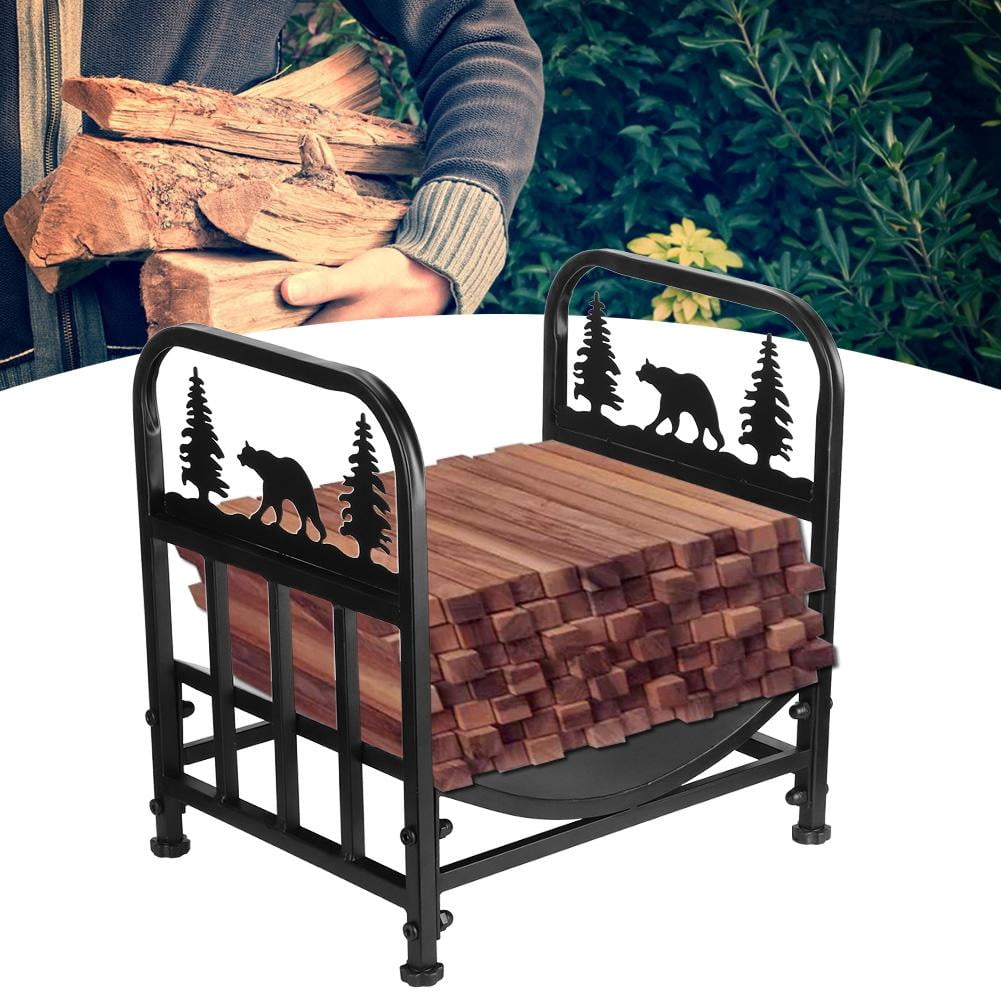 Min Wood Rack European Style Concise Mini Home Fireplace Firewood Rack Log Storage ...