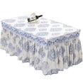 thumbnail image 1 of European Style Cover Coffee Dustproof Lace Tablecloth, Blue, 1 of 1