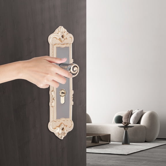 European Style Door Lock, Dual Lock Tongue, Bedroom Security