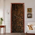 thumbnail image 1 of European Style Door Wooden Arch Pattern Door Sticker Art Home ration D Detachable Mural Bedroom Ent, 1 of 5