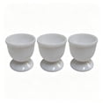 thumbnail image 1 of European Style Egg Cup & Egg Tray 3pc - Practical Breakfast Egg Holder for Soft-Boiled Eggs and Display, 1 of 8