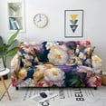 thumbnail image 1 of European Style Flower Printed Sofa Cover Home Living Room Full Package Elastic Dust Cover ration Combination Sofa Universal, 1 of 5