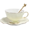 thumbnail image 1 of European Style Fresh Ceramic Coffee Cup and Plate Set Bone China Office Afternoon Tea Tableware, 1 of 4