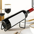 thumbnail image 1 of European Style Iron Wine Rack Wall Mounted Display Holder, Space Saving Wine Bottle Organizer for Kitchen and Dining Room, Decorative Metal Wine Storage for Home Bar and Restaurant, 1 of 6