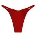 thumbnail image 1 of European Style Lace Thong Traceless Thongs for Women Panties for Women Underwear, 1 of 8