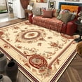 thumbnail image 1 of European Style Luxury Carpet for Living Room Sofa Large Rug Washable Bedroom ration Rug Non-slip Cof, 1 of 5
